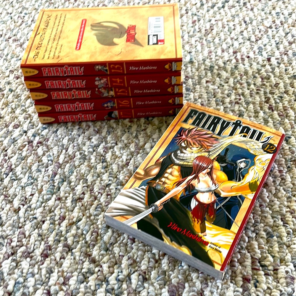 Fairy Tail Manga books 12-16